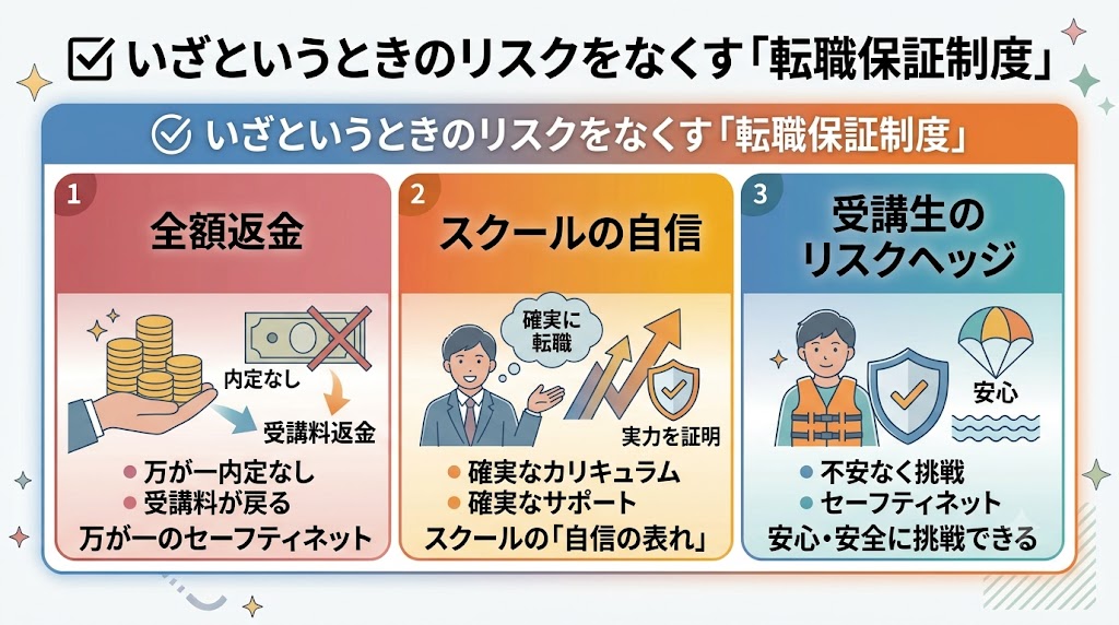 DMM WEBCAMP転職保証制度