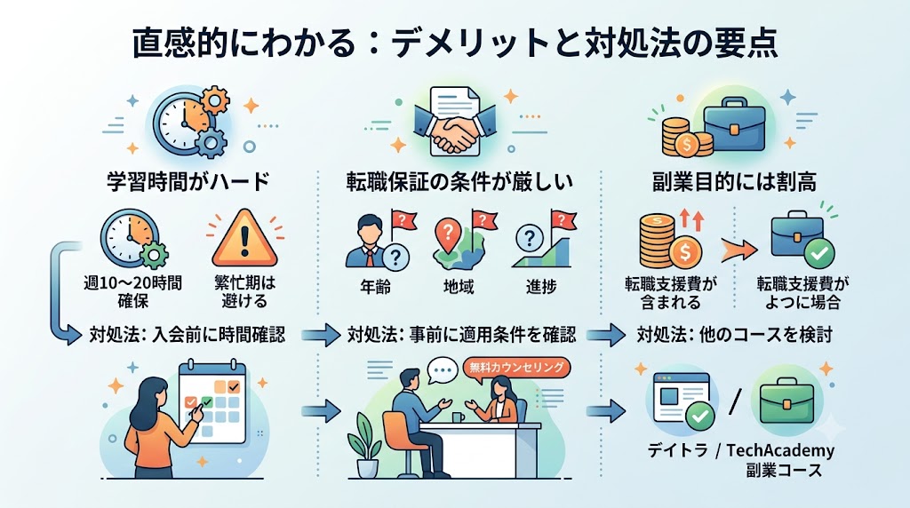 DMM WEBCAMP口コミから分かったデメリット