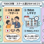 TOEIC対策向けオンライン英会話の選び方4つのポイント